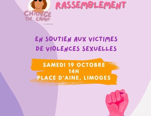 Le 19 octobre 2024 devant le Palais de Justice contre les violences sexuelles